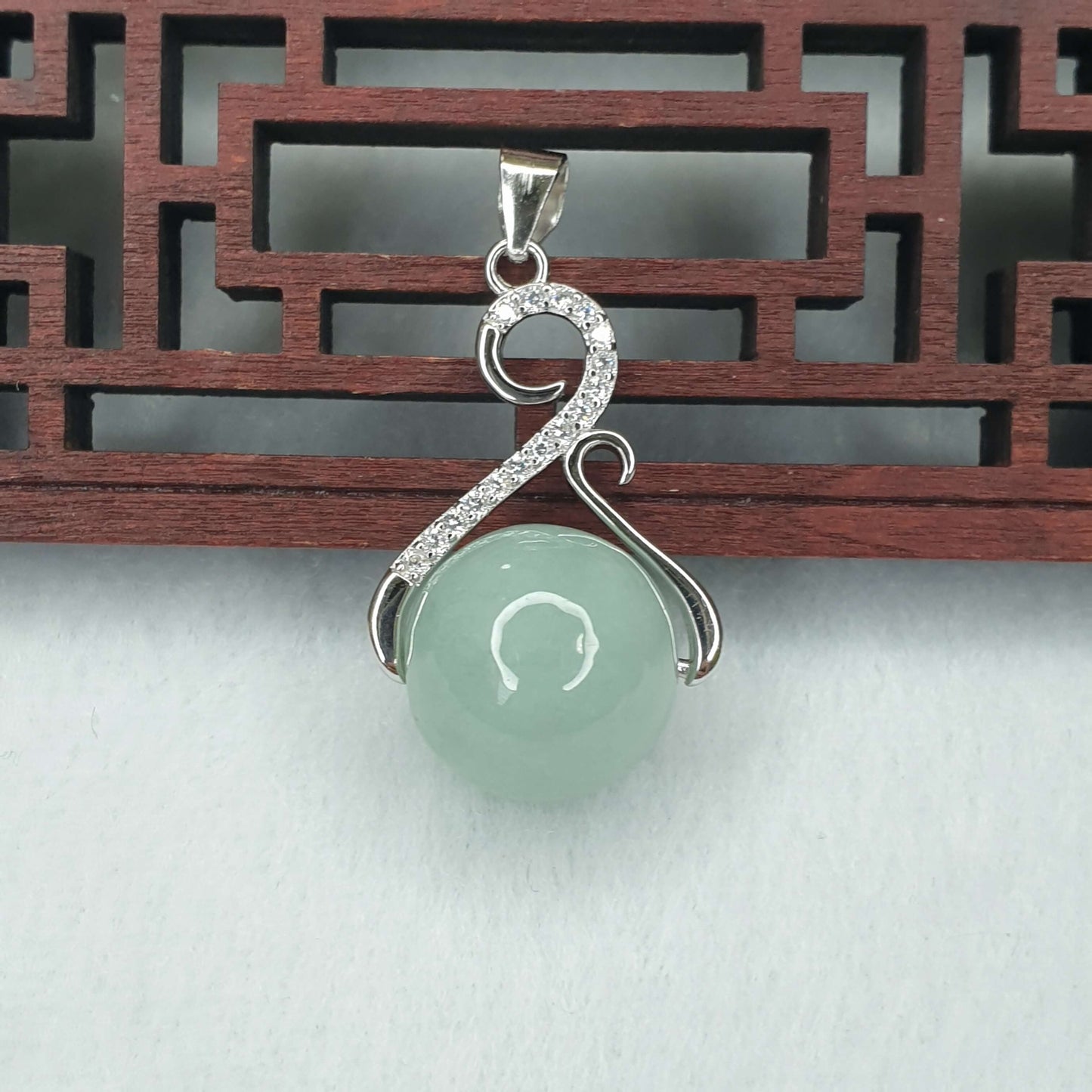 Jadeite Jade Pendant White & Light Green (AFG-PSB-003) Best Gift, Ideal Gift, Top Gift, Anniversary Gift, Couple Gift, Birthday Gift, for girl, for women, for parent, parent gift, free shipping, postage free, best offer, best seller