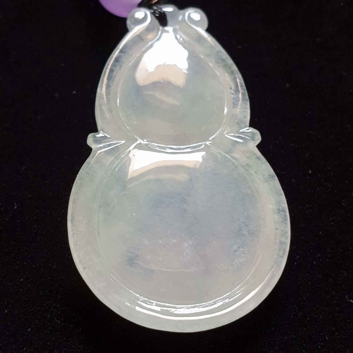 糯种葫芦翡翠吊坠 (Type A Jadeite Jade Gourd Pendant) PGD29686