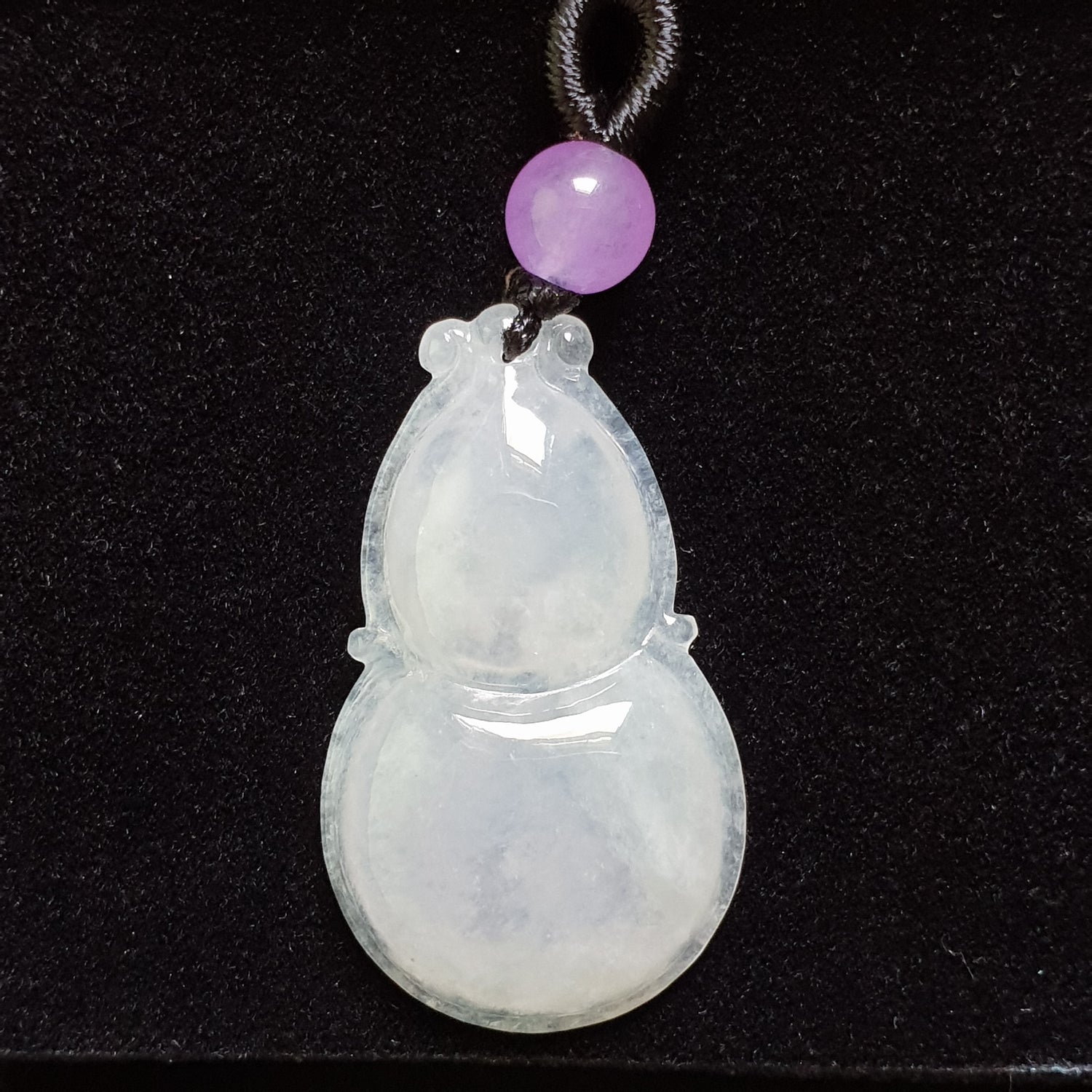 糯种葫芦翡翠吊坠 (Type A Jadeite Jade Gourd Pendant) PGD29686