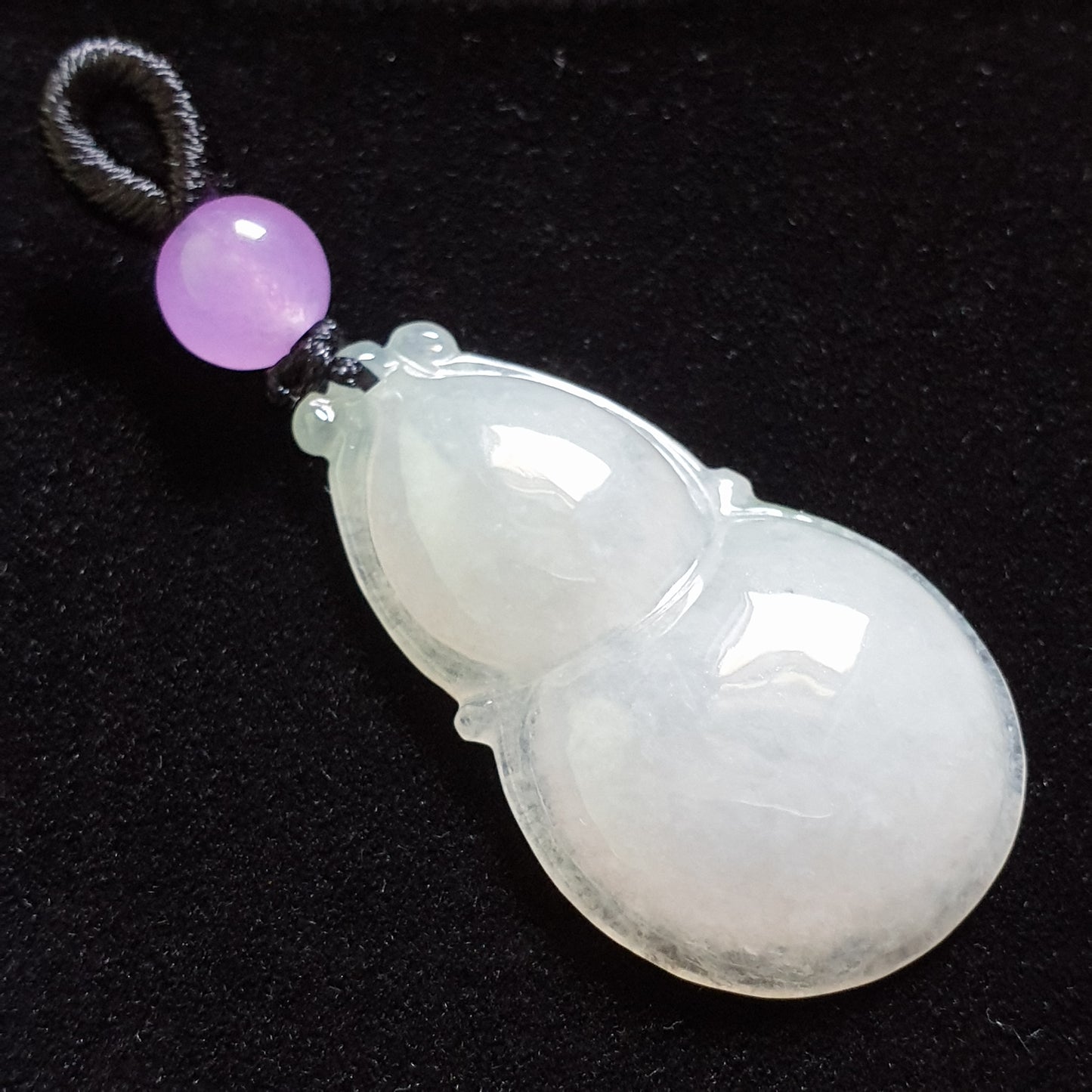 糯种葫芦翡翠吊坠 (Type A Jadeite Jade Gourd Pendant) PGD29706