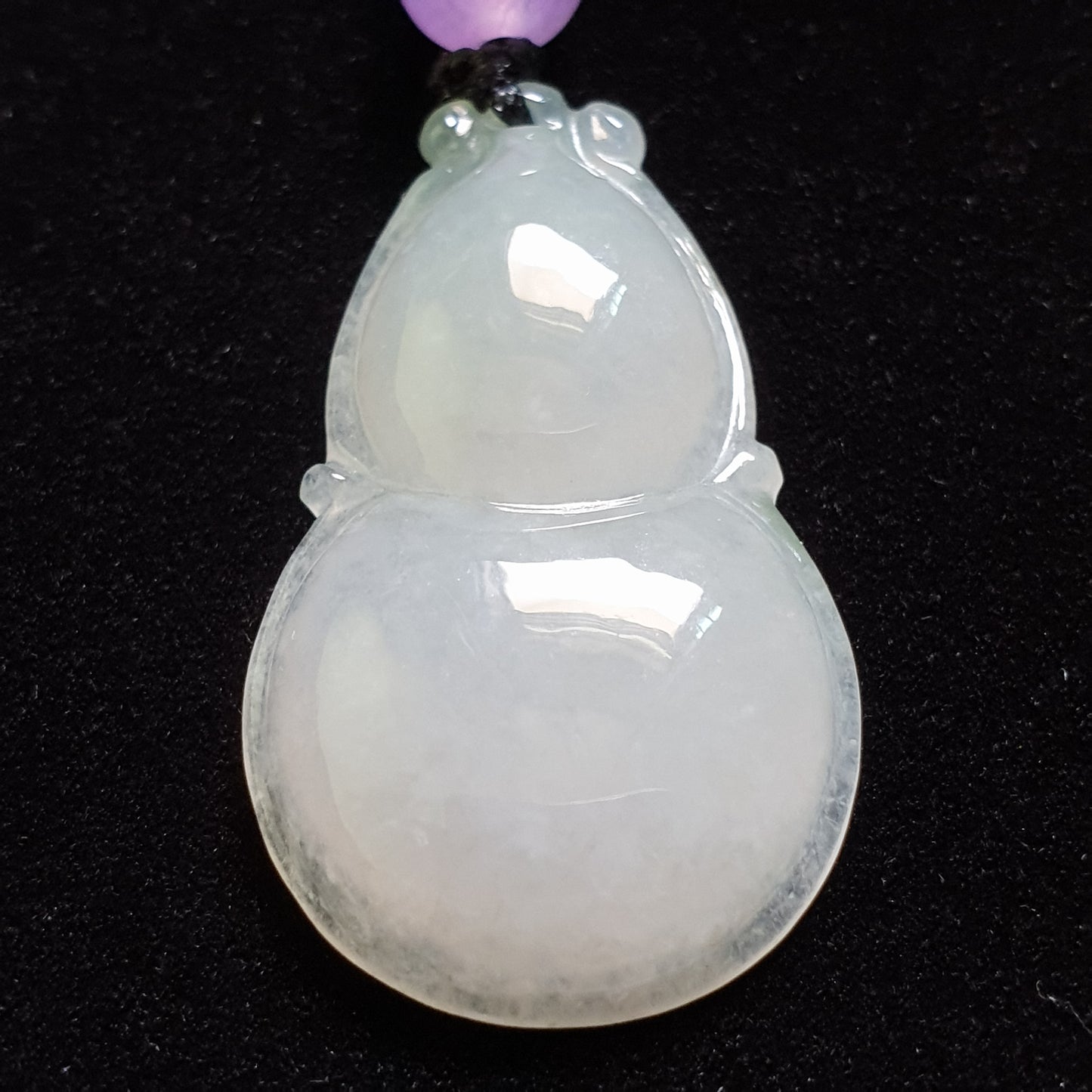 糯种葫芦翡翠吊坠 (Type A Jadeite Jade Gourd Pendant) PGD29706