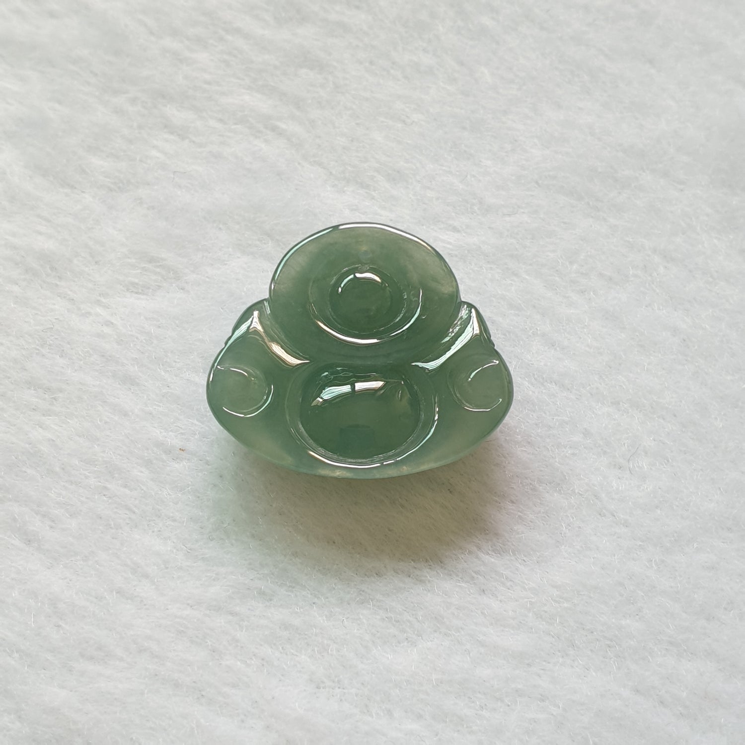 Love Jadeite Natural Myanmar Burma Type A Jadeite Jade Laughing Buddha Jewelry Pendant Jewellery 爱翡阁缅甸天然A货翡翠佛公笑佛吊坠首饰