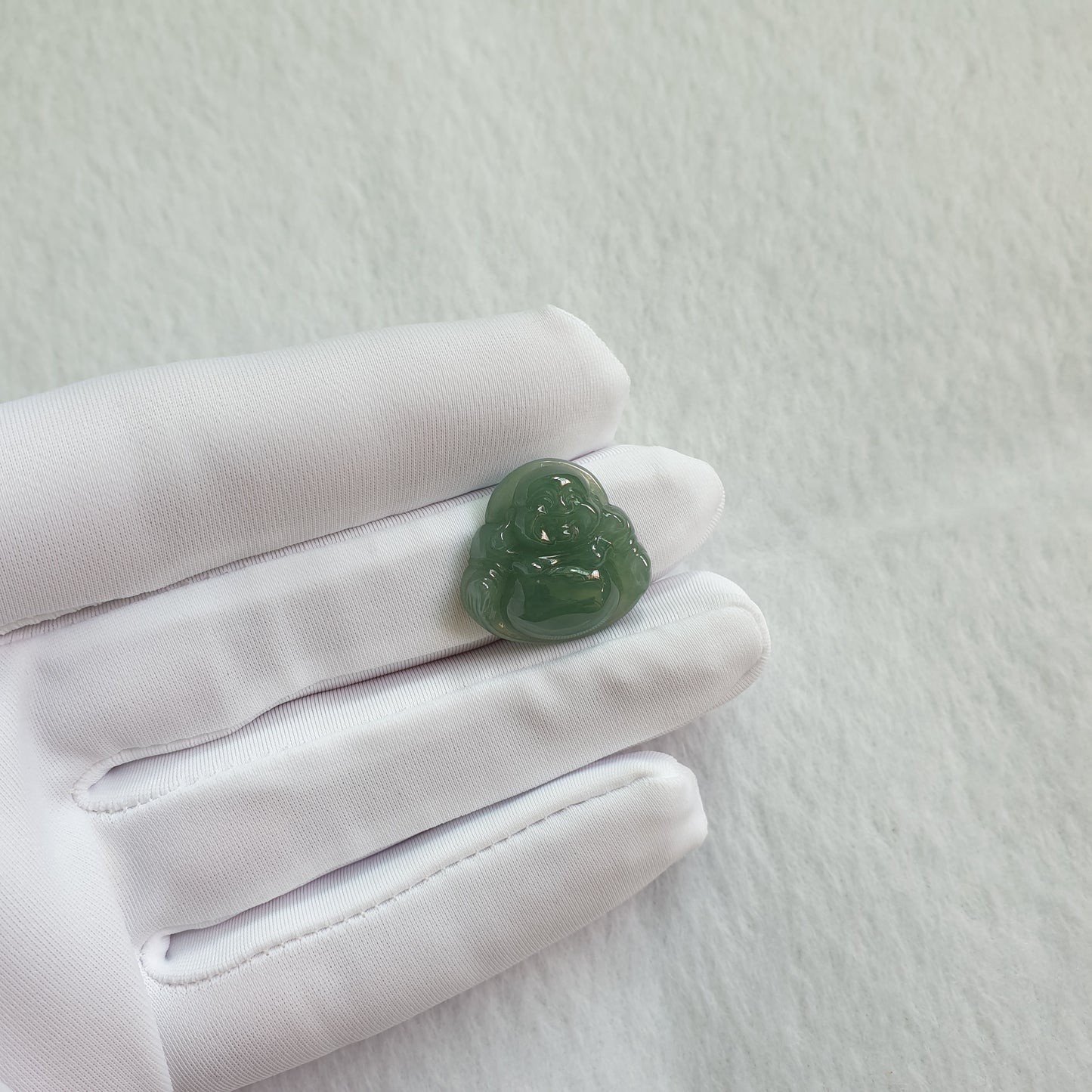 Love Jadeite Natural Myanmar Burma Type A Jadeite Jade Laughing Buddha Jewelry Pendant Jewellery 爱翡阁缅甸天然A货翡翠佛公笑佛吊坠首饰