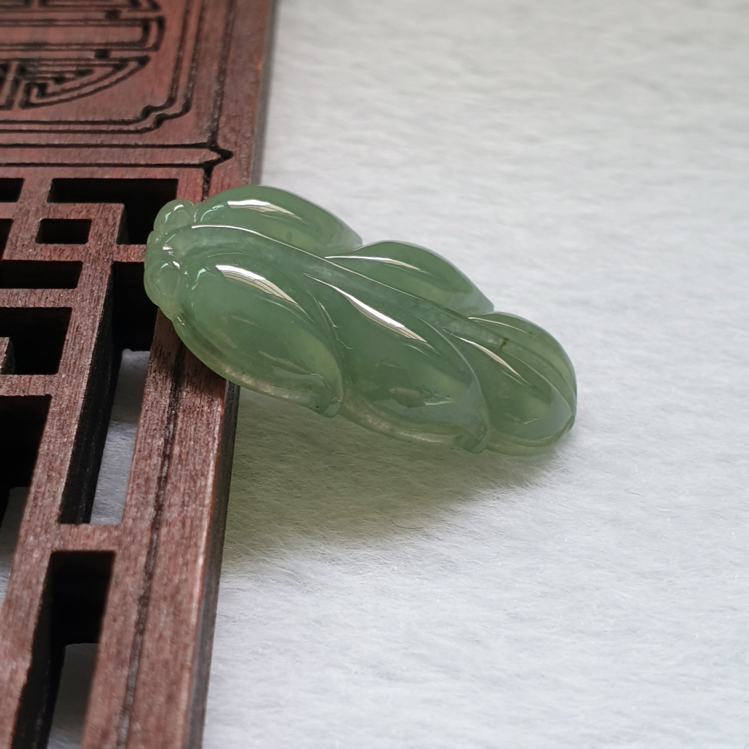 Love Jadeite Natural Myanmar Burma Type A Jadeite Jade Leaf Jewelry Pendant Jewellery  爱翡阁缅甸天然A货翡翠叶子吊坠珠宝首饰 PLF98472