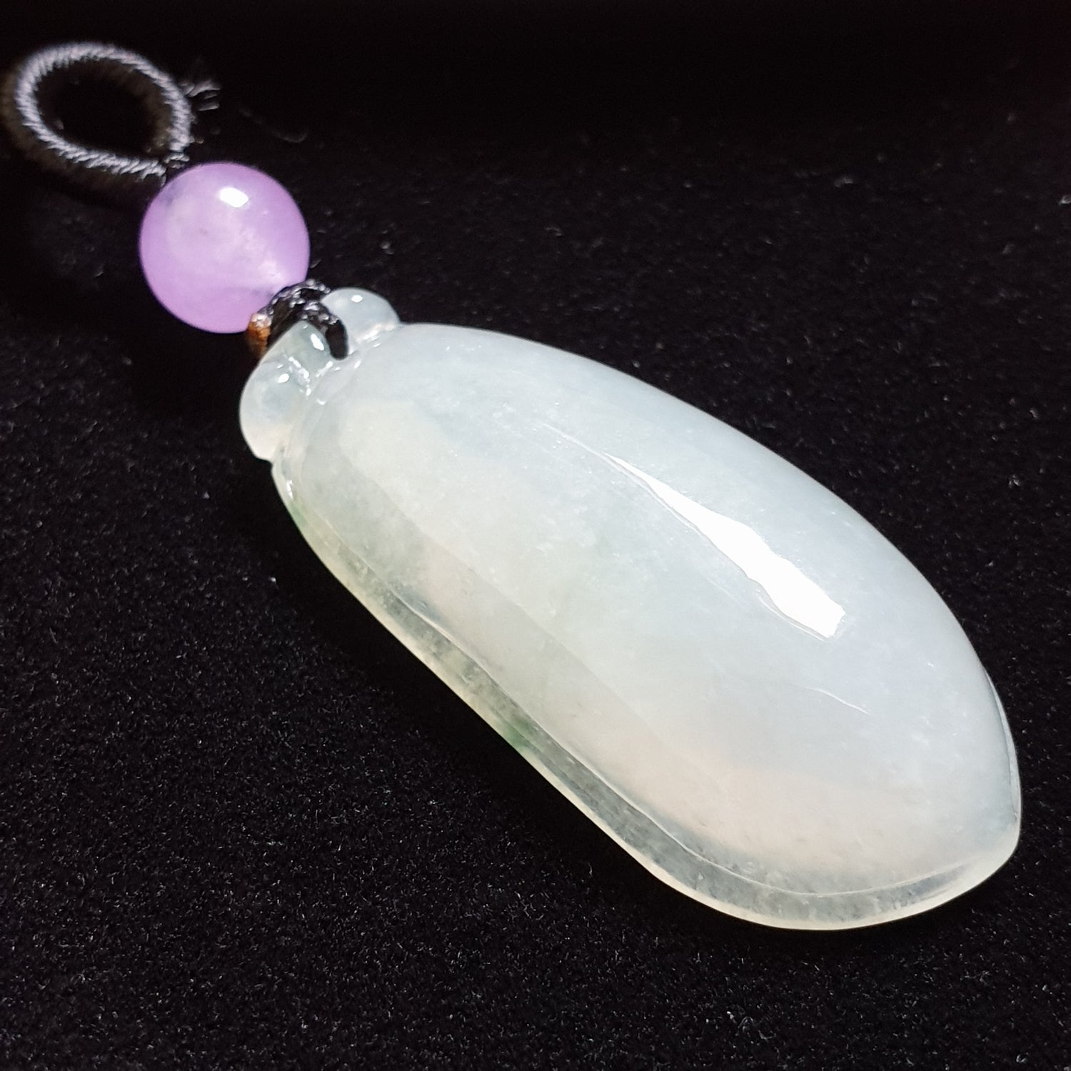 糯种福瓜翡翠吊坠 (Type A Jadeite Jade Melon Pendants) PML29691