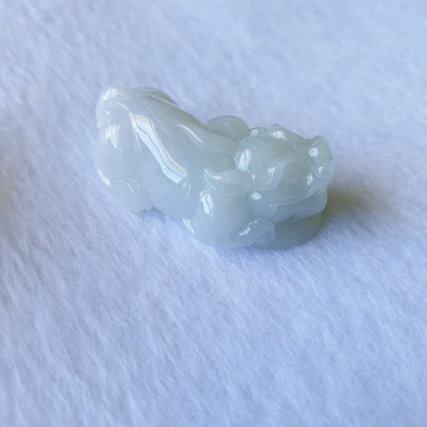 Myanmar Burma Natural Type A Light Green Light Lavender Jadeite Jade PiXiu Jewellery Pendant Pi Xiu Jewelry 缅甸天然A货淡绿淡紫翡翠貔貅吊坠首饰 Singapore Jadeite Jade Love Jadeite 爱翡阁新加坡翡翠